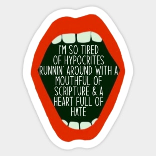 Mouthful Sticker